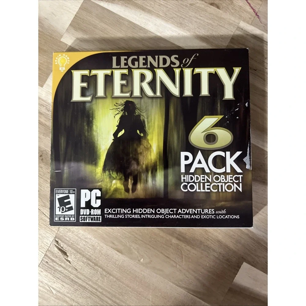Legends of Eternity (PC, 2013) Brain Games - Hidden Object Adventures - 6 Pack